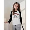 Foreign Trade Children's Clothing Boys and Girls Pure Cotton Cartoon Print Long-Sleeved T-Shirt Spring Base Shirt for Older Teenagers