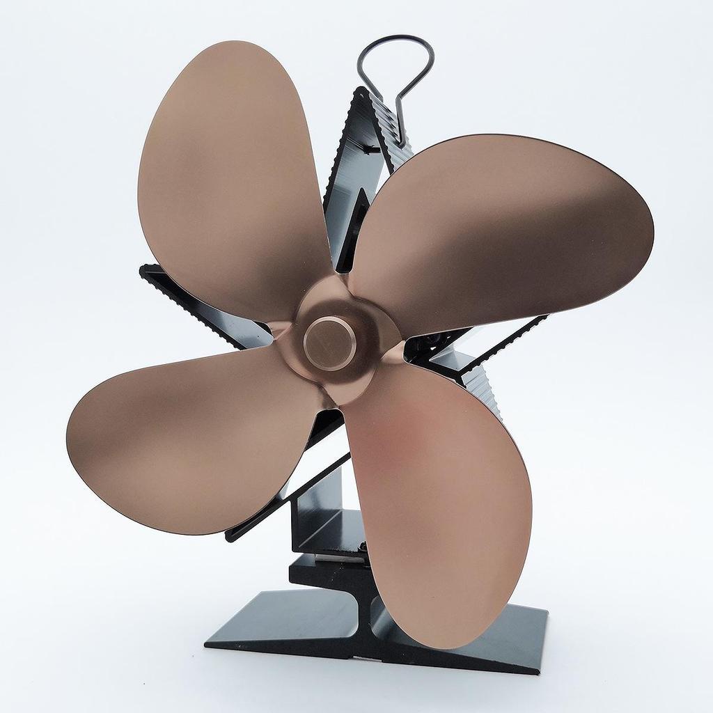 Upgraded American Wood Heat Powered Fireplace Fan for Enhanced Circulation