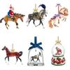Horse Christmas Ornament Acrylic Horse Ornaments for Christmas Tree Gifts for Women