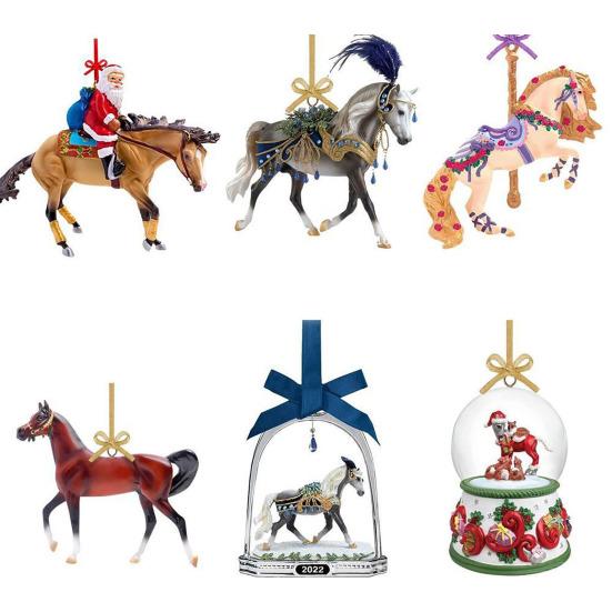 Horse Christmas Ornament Acrylic Horse Ornaments for Christmas Tree Gifts for Women
