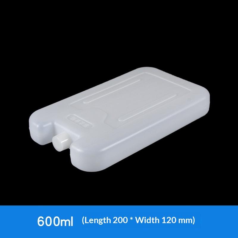 Tragbare Eisgel-Kühlpackung 450ML 600ML Wiederverwendbar für Kühlbox Sichere Aufbewahrung von Lebensmitteln für Schule Picknick Reisen