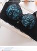 2024 Lace Floral Wire-Free Plus Size Bra with Sponge Cups