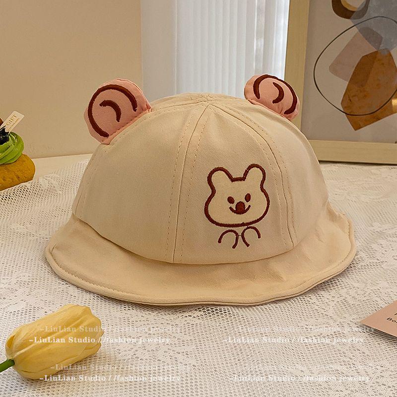Kids' Cartoon Crane Baseball Cap - Cute Korean Style for Spring & Summer