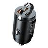 Super Fast Car Charger for Xiaomi, Huawei & Apple Phones - Concealed Cigarette Lighter Adapter