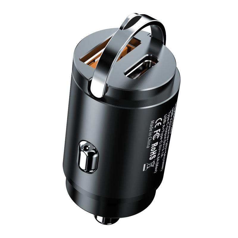 Super Fast Car Charger for Xiaomi, Huawei & Apple Phones - Concealed Cigarette Lighter Adapter