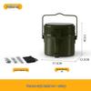 OLOEY Portable Heated Outdoor Lunchbox