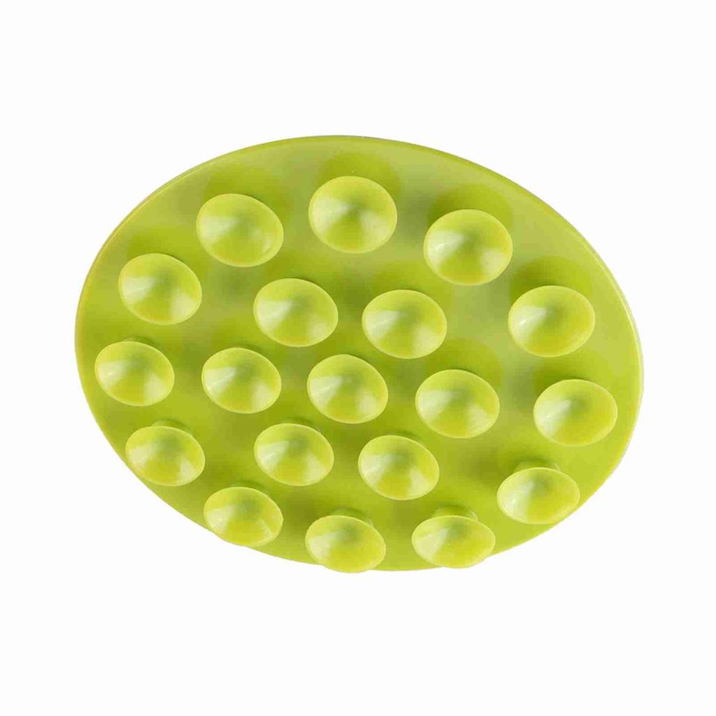 Baby Kids Magic Suction Mat Double Sided Suckers Anti Slip Plate Bowl Cutlery Placemat(Green)