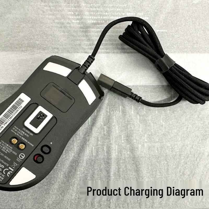 Pletený Micro USB nabíjecí kabel pro bezdrátové herní myši Razer