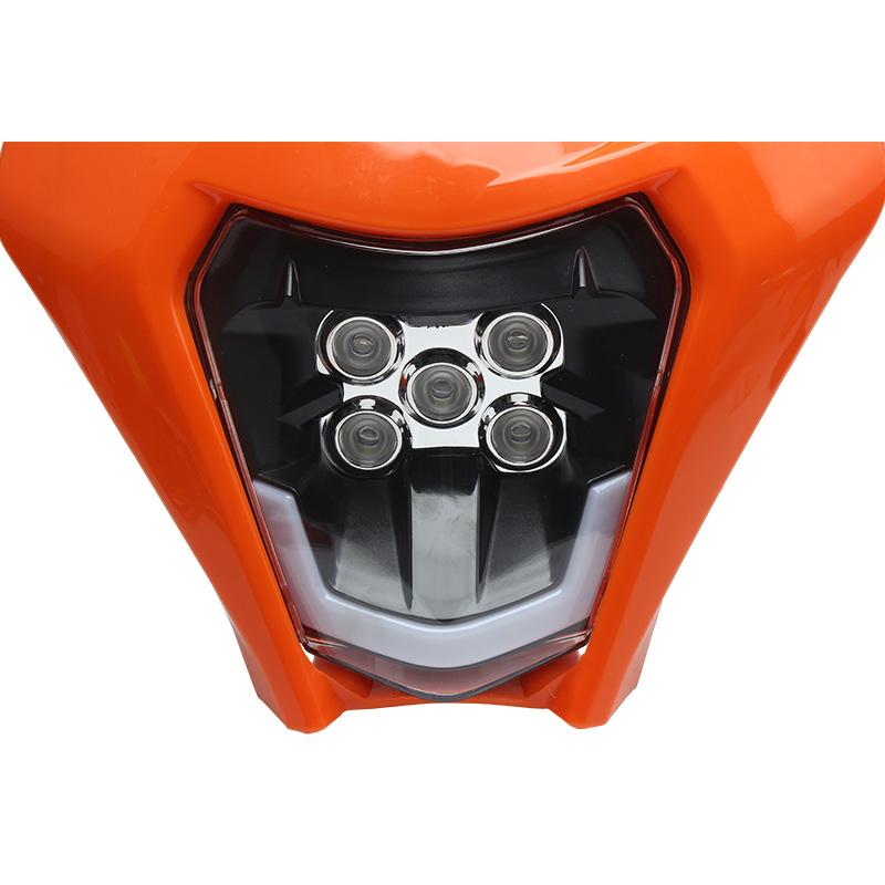 Motorcycle Headlight Plate for KTM Mask EXC XC SX XCW SXF EXCF 125 To 500 2020-2023 Supermoto Dirt Bike Enduro Front Headlamp