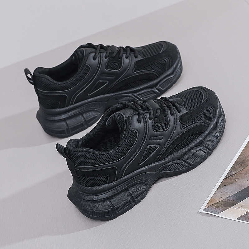 Fashion Mash PU Leather Women's Boot Oxford Shoes High Heel Yellow Heel Shoes Sneakers Sport Novelties Losfers Exercise Tenix