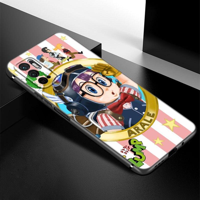Dr Slump Arale Anime Phone Case For Xiaomi Redmi Note 7 8 8T 9 9S 10 10S 10T 11 11S 4G 11E 11T Pro 5G Soft TPU Black Cover