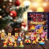 Christmas Countdown Christmas Advent Calendar Winnie the Pooh Figurine Doll Decoration Surprise Blind Box Gifts
