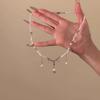 The Missing Princess - Winter Atmosphere- Soft and Delicate Snowflake Zircon Necklace for Women with Elegant Luxury Christmas Collar Chain Trend
