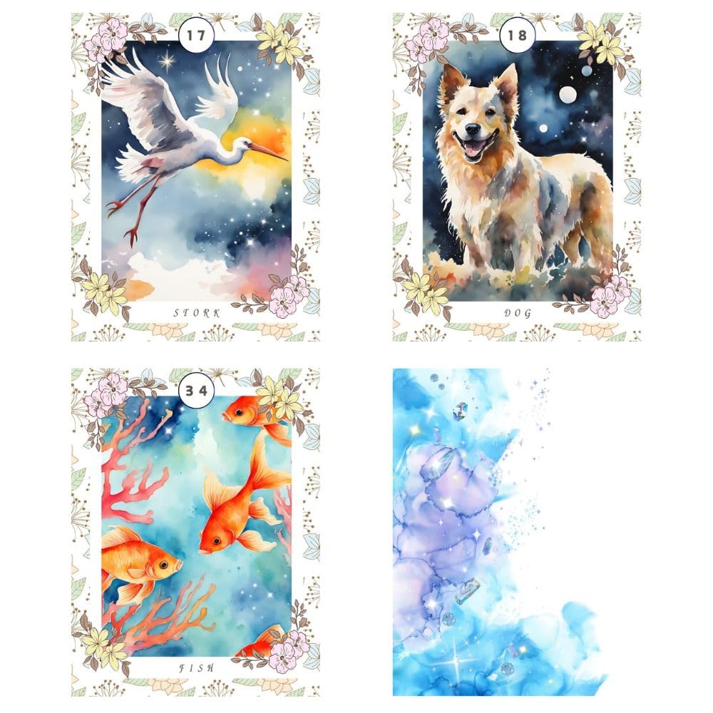 Galaxy Bouquet Lenormand Card  Miyo  38 Cards [Genuine]