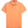 Polo Solid Cotton Slim Fit Short Sleeve Polo Shirt With Big Pony Embroidery Men Polo Shirts Orange MNPOKNI1N823375-650