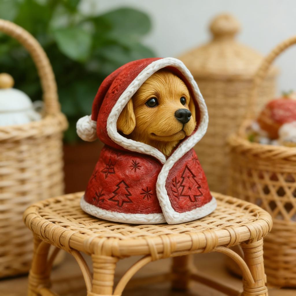 Dog,shaped Tabletop Decoration, Suitable For Any Place. It's A Small One That Doesn't Take Up Much Space And Can Also Be Placed In A Bag.