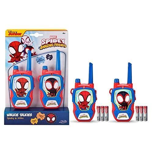 Vysílačky - DICKIE - SPIDEY - 2,4 GHz - Sada 2 kusů - Červená a Modrá - Pro Děti od 3 Let