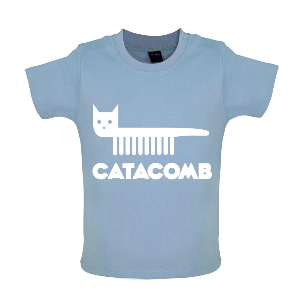 Catacomb - Baby T-Shirt / Babygrow - Cat Cats Love Lover Funny Pet Pets Hair 130