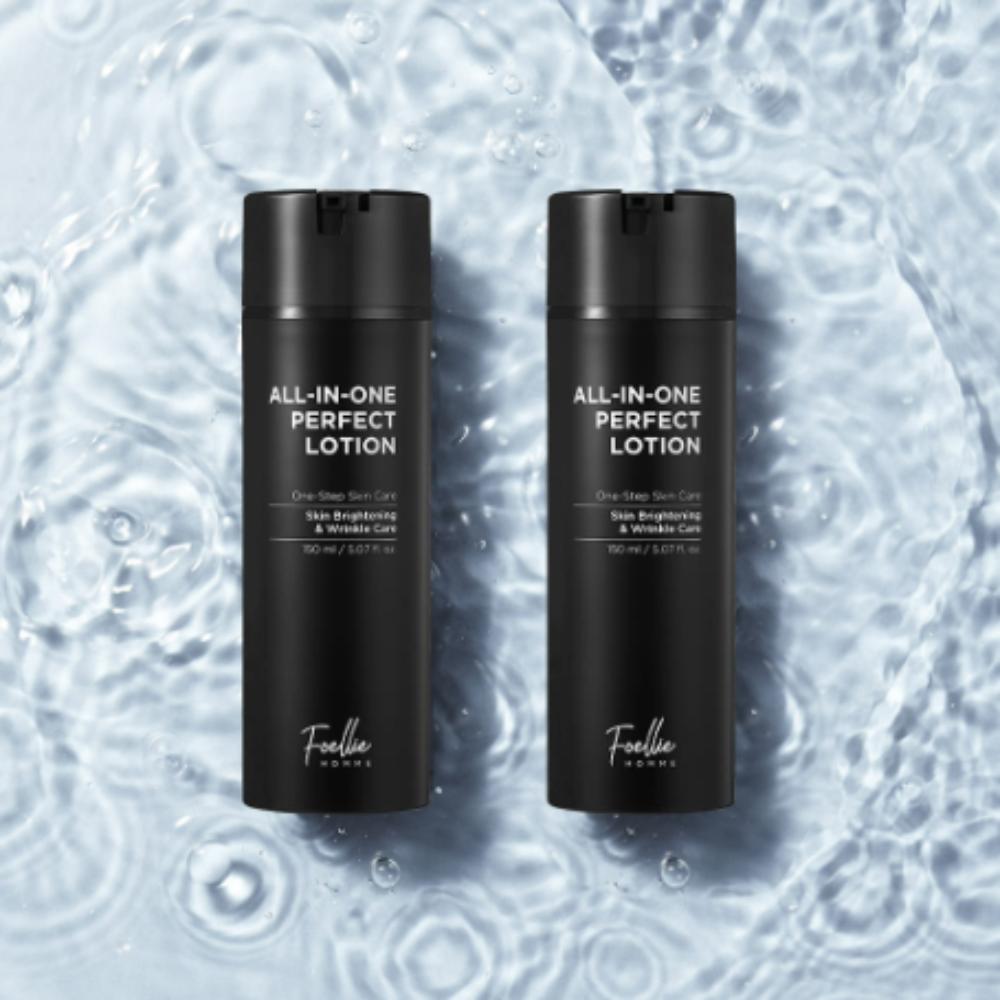 Foellie Homme Slow Aging 5-в-1 Лосьон Все-в-одном 150 мл x2 | Уход за кожей для мужчин