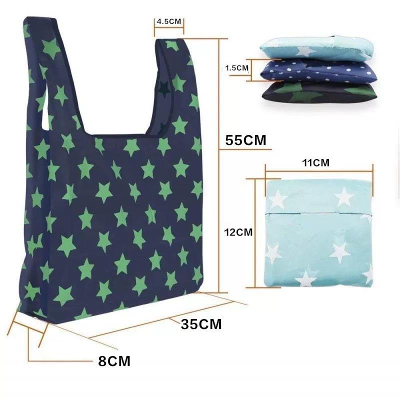 Foldable Cotton Shopping Bag - Eco-Friendly, Fashionable, and Portable Grocery Tote