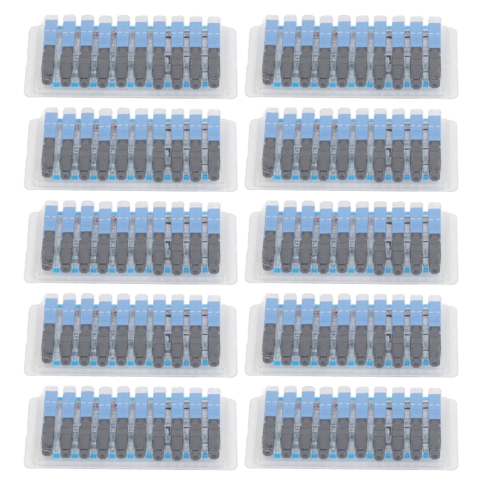 

100Pcs Fiber Optic Connector Kit Embedded Type Fiber Optic Fast Cold Adapter SC UPC Connector Telecom Grade