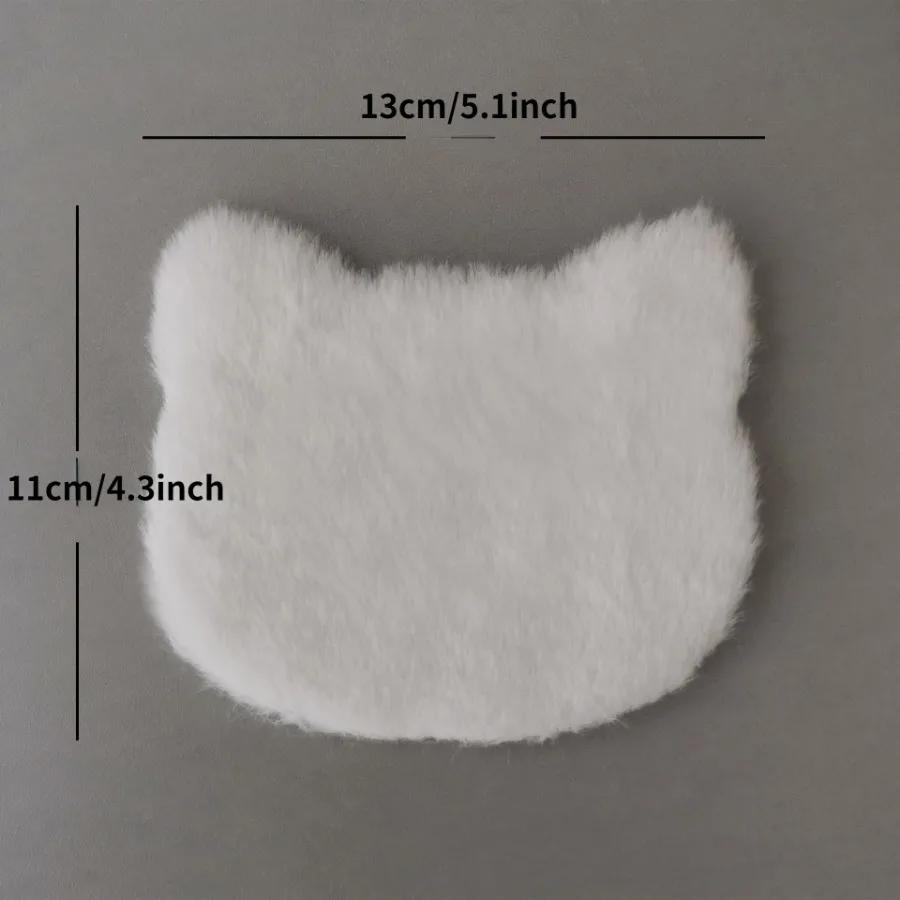 1PC 1:12 Doll House Accessories Bedroom Living Room Mini Plush Carpet Decoration Scene Shooting Props