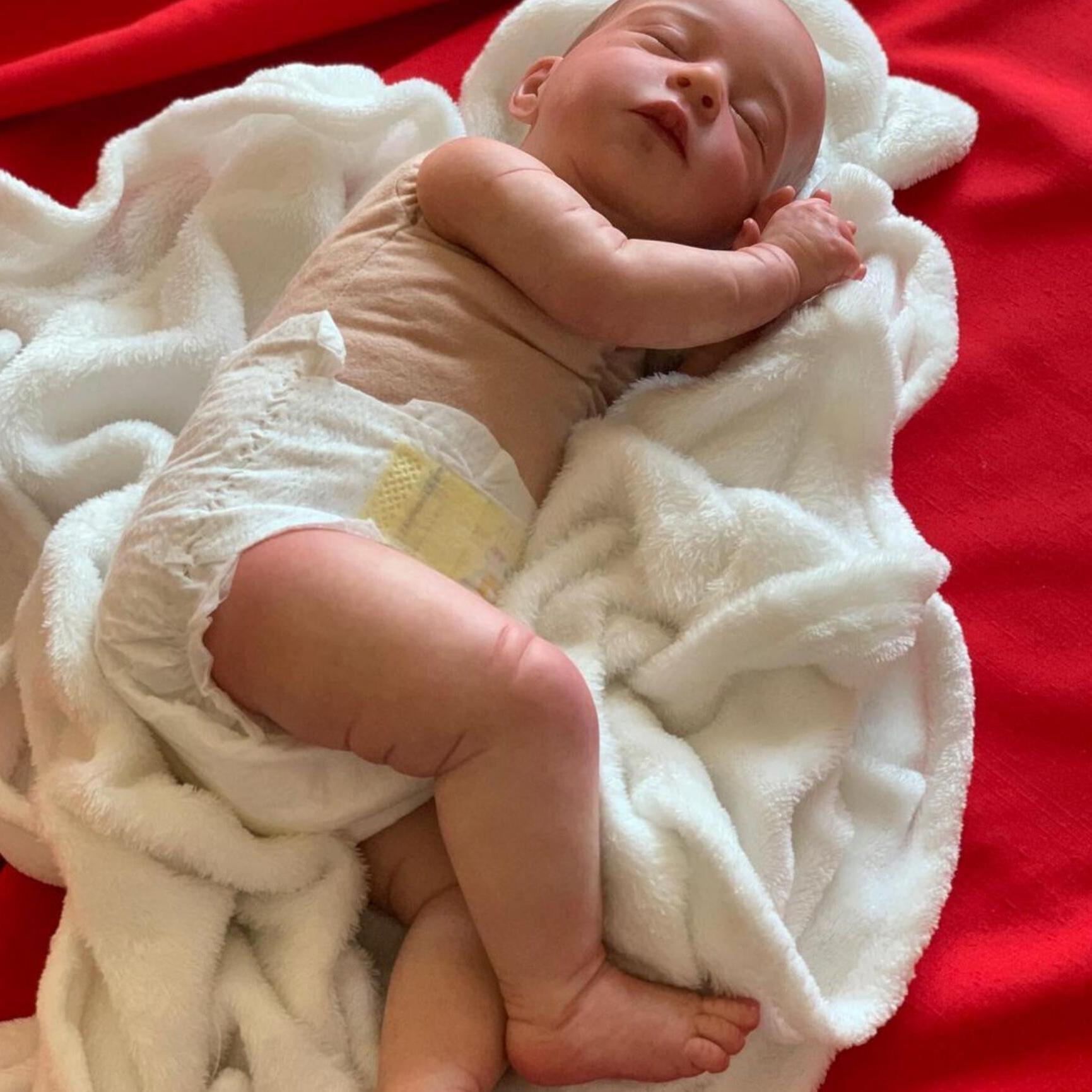 

BZDOLL 20-дюймовая кукла-реборн спящий мальчик с тканевым телом, 3D-раскрашенная кожа, мягкий винил для девочки, Art Bebe с сумкой cloth body doll