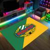 Rapid Wien FC Design Crystal Velvet Carpet Cozy Non?Slip Printed Rug For Bedroom Living Room Entrance