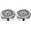 1/2 Pcs Hot Sale Portable Stainless Steel Mosquito Coil Holder Household Round Hollow Out Fireproof Incense Holder Base with Lid