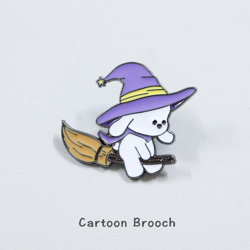 Fish Fox Strawberry Enamel Pin Lovely Brooch Cartoons Badge For Bags Jeans Hoodies Denim Lapel Pin Jewelry Kids Best Gift