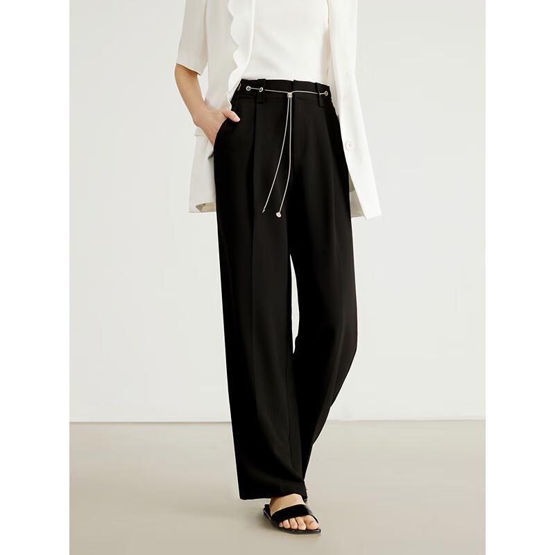 Women's High-Waist Wide-Leg Tie-Waist Pants
