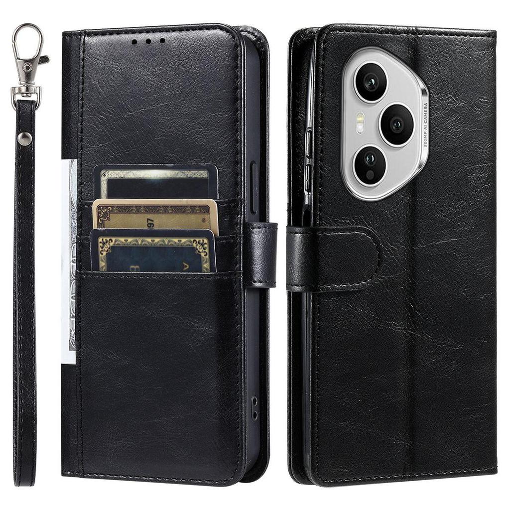 Cover for HONOR 400 Pro Retro PU Leather Flip Wallet Phone Case Multi Card Slots