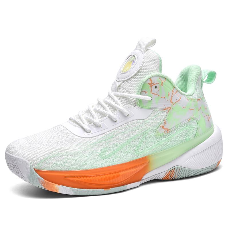 Professionelle Herren Anti-Rutsch High-Top Basketballschuhe Herren Knöchel Basketball-Sneakers Sportschuhe Gymnastiktraining Athletisch Größe 47 48