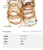 Bohemian Wood and Glass Beaded Bracelet – Ethnic Style High-End Autumn/Winter Hand Jewelry