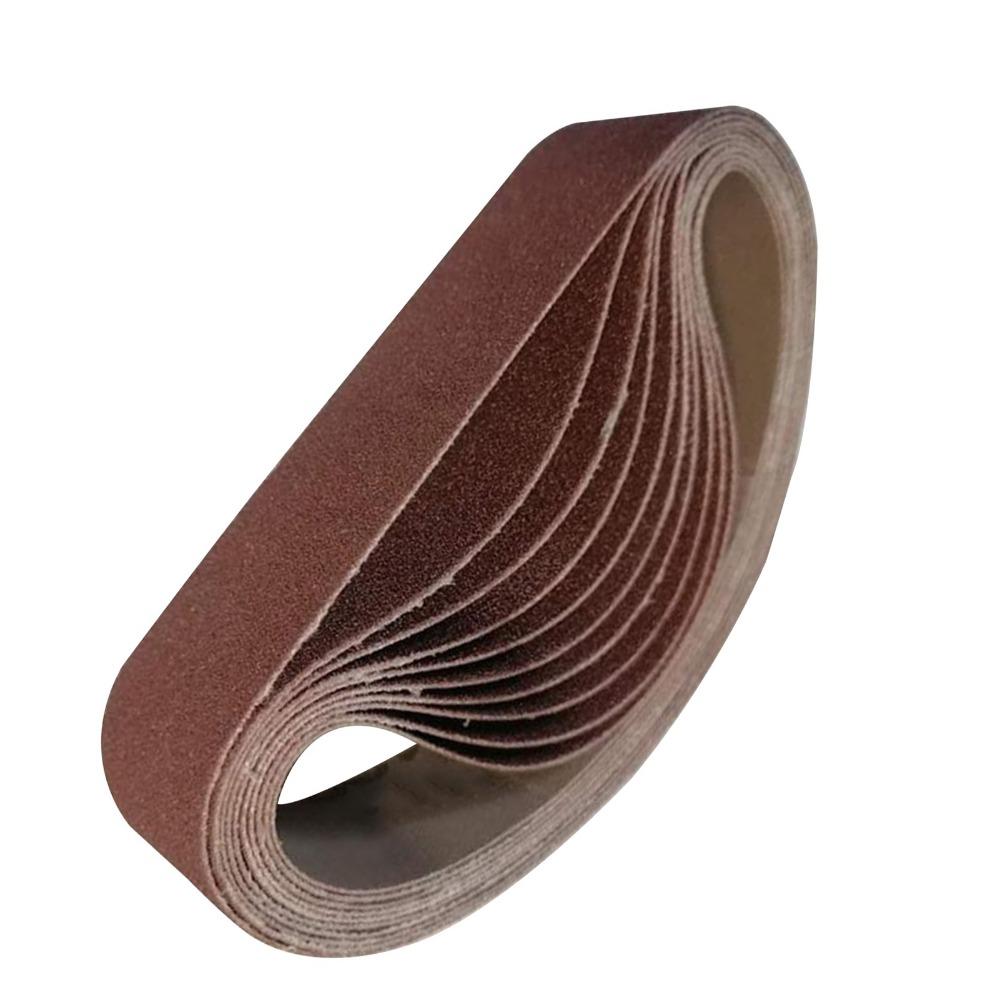 10pcs 80 Grit Sanding Belts 330 X 30 Mm / 1.2 X 13 Inch Belt Sander Sandpaper Metal Grinding