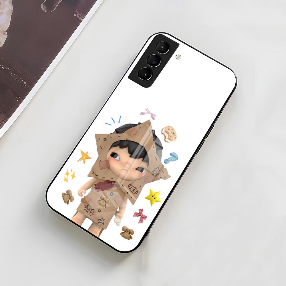 Cute H-HIRONOS Boy Phone Case For Samsung A56 A36 A26 A16 A15 A25 A35 A55 A14 A34 A24 A54 Glass Case