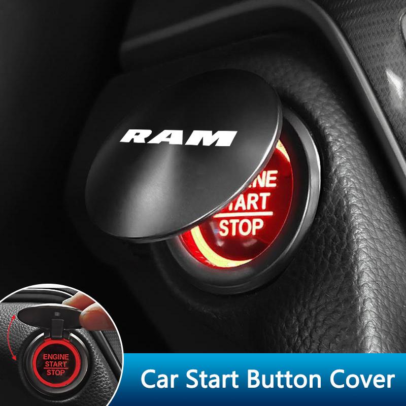

Car Engine Start Stop Button Cover Switch Ignition Ring Decor Car Sticker For Dodge RAM Durango 1500 Charger Caliber Demon Nitro чорний
