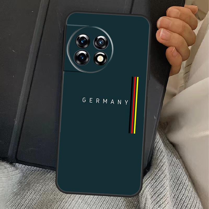 Germany Flag Emblem Case For OnePlus 15 13 12 11 13R 13T 10T 10R 12R OnePlus Nord 5 CE 2 3 4 Lite N20 N30 Cover