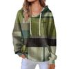 Women's Fashion Casual Long Sleeve Solid Color Hooded Sweatshirt Tops