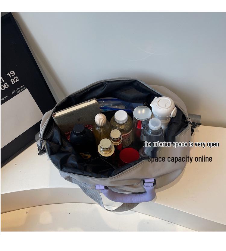 Large Capacity Gym & Travel Bag with Wet/Dry Separation - Expandable for Short Trips, Swimming, Yoga, and Outdoor Sports
