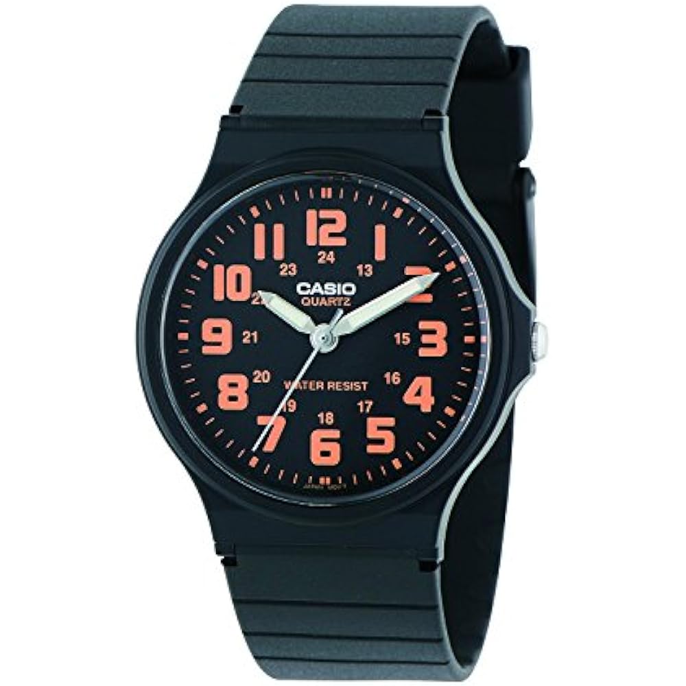 [Casio]Casio Quartz Men's Watch MQ-71-4B Black/Orange [Parallel Import].