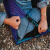 Outdoor Seat Cushion with Backrest Portable Waterproof Sitting Mat Camping Hiking Backpacking Fishing Chair Stadium Seat Pad