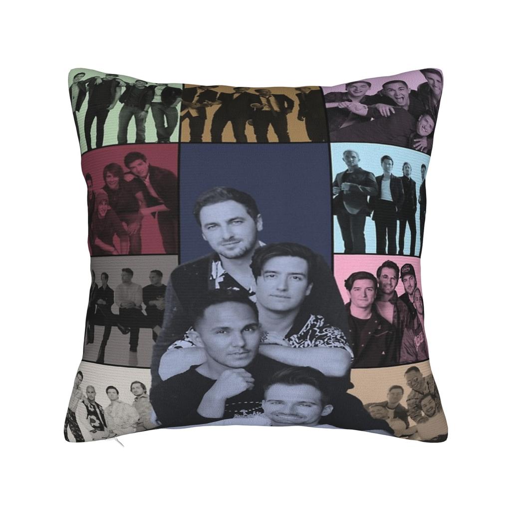 Big Time Rush rock Band Pillowcases Merch Printing Cushion Cover Throw Pillow Cover Bedroom Decor Square Multi Size