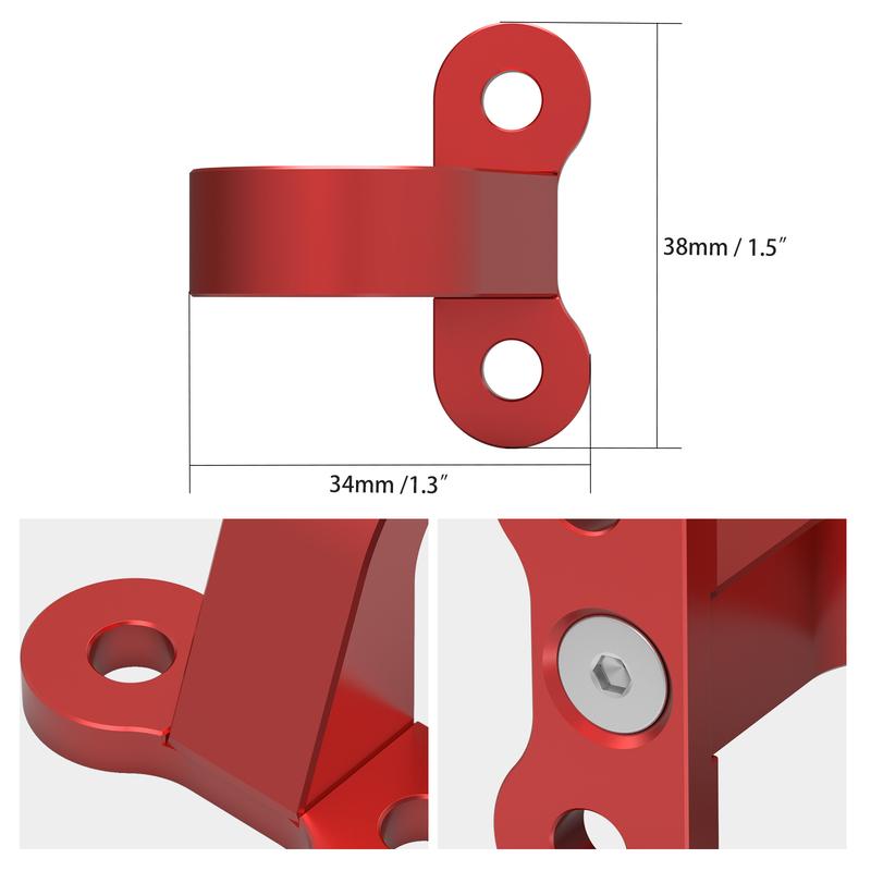 NICECNC For Honda XR 650R 2000-2007 Motorcycle Rear Brake Line Hose Clamp Holder For Honda CR 125R CR 250R CR 500R 1987-2001