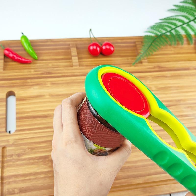 1pcs 4 In 1 Multifunctional Bottle Opener, Household Can Opener, Labor-saving Cap Opener, Cap Screwer, Kitchen Cap Remover