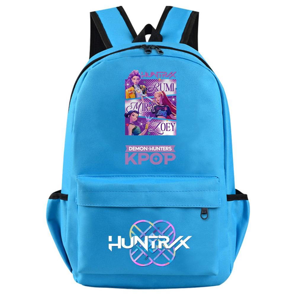 Anime Kpop Demon Hunters Printed Backpack for Teenager Student Girl Boy Bookbag Schoolbag Women Large Capacity Travel Bag Kid Gift Rucksak