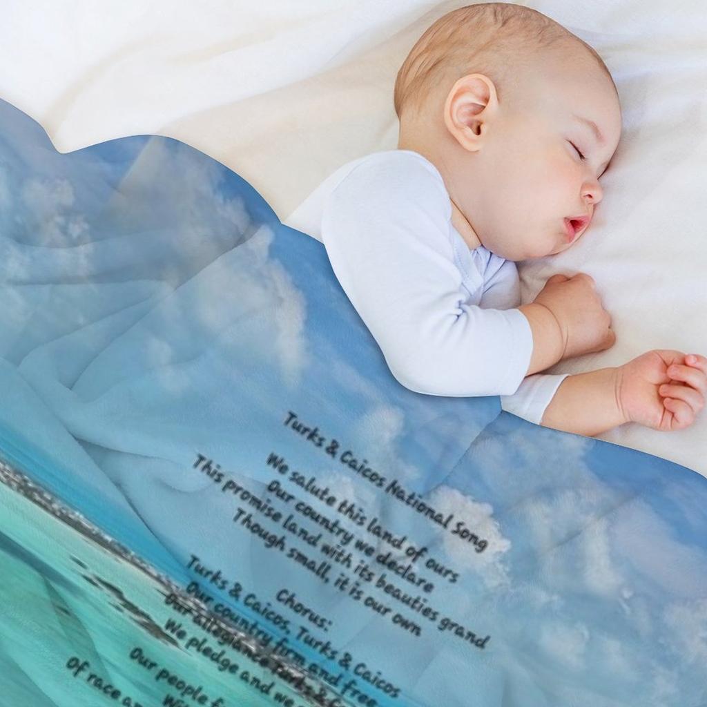 Turks & Caicos National Song Throw Blanket Sleeping Bag Fashion Sofas heavy to sleep christmas decoration Blankets