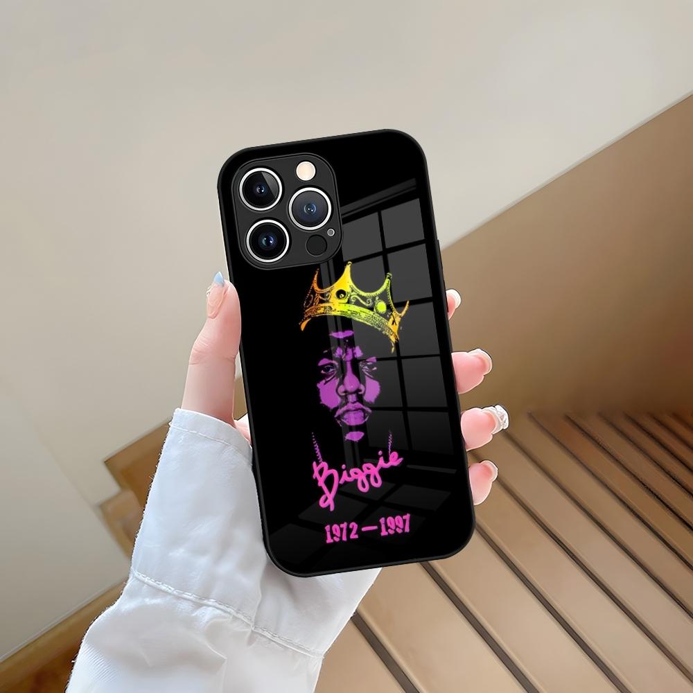 The Notorious B.i.g Phone Case Tempered Glass For IPhone 13 17 15 16 14 12 11 Pro Max Plus Mini XR XS SE2020 Coque