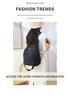 Women's Casual Black Backpack - New Style, Large Capacity, Double Shoulder School Bag