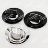 A0004001100 147mm/90mm Emblema de Carro de Alumínio Tampa Central da Roda Tampa da Calota Separada Para C190 AMG GT/GTS C63 E53 G63